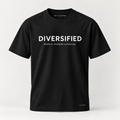DIVERSIFIED black T shirt mockup