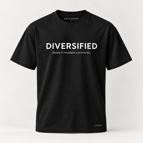 DIVERSIFIED black T shirt mockup